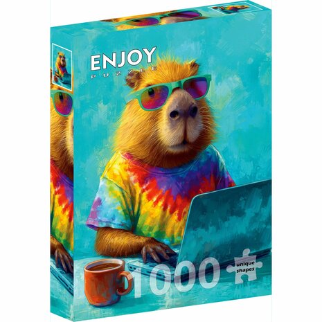 Cool Capybara (1000) &ndash; Legpuzzel &ndash; Enjoy