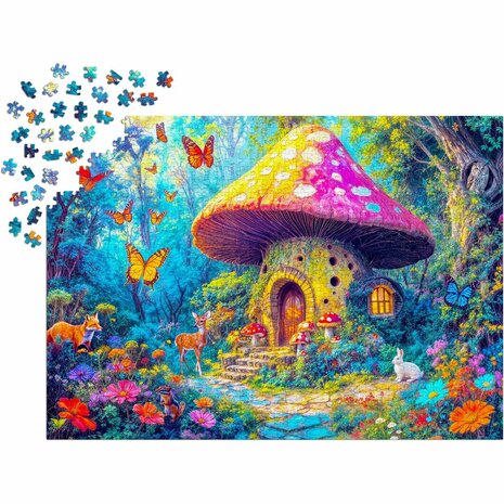 Mushroom Cottage (1000) &ndash; Legpuzzel &ndash; Enjoy
