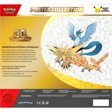 30th Celebration - Poster Collection &ndash; Poster Collection &ndash; Pok&eacute;mon