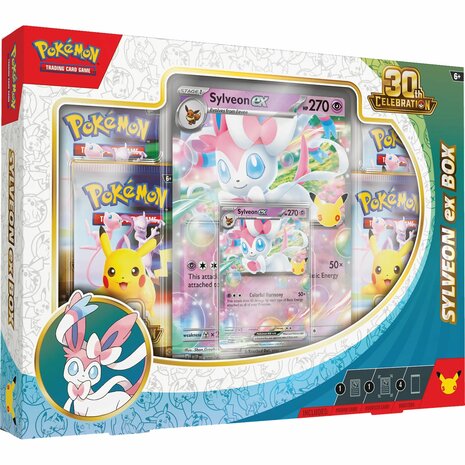 30th Celebration - Sylveon ex Box &ndash; Collection Box &ndash; Pok&eacute;mon