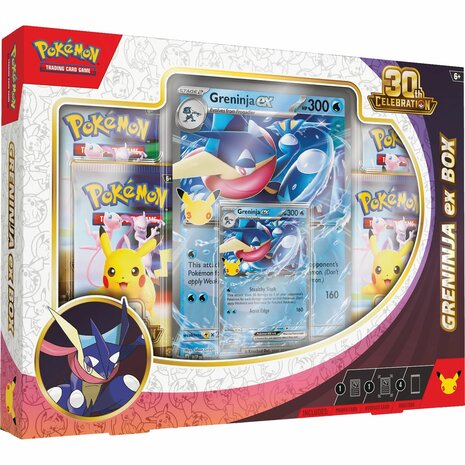 30th Celebration - Greninja ex Box &ndash; Collection Box &ndash; Pok&eacute;mon