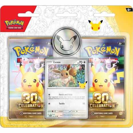 30th Celebration - 2-Pack Blister Eevee &ndash; 2-Pack Blister &ndash; Pok&eacute;mon