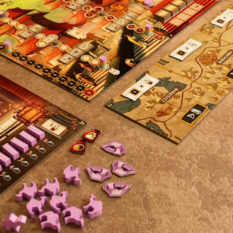 Tianxia: Silk Road &ndash; Bordspeluitbreiding &ndash; Board & Dice