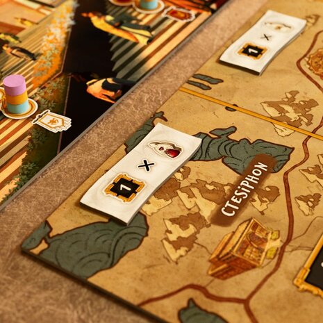 Tianxia: Silk Road &ndash; Bordspeluitbreiding &ndash; Board & Dice