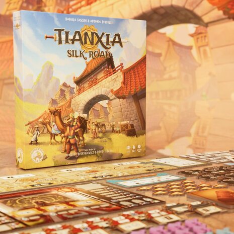 Tianxia: Silk Road &ndash; Bordspeluitbreiding &ndash; Board & Dice