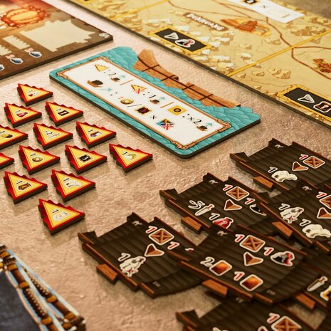 Tianxia: Silk Road &ndash; Bordspeluitbreiding &ndash; Board & Dice
