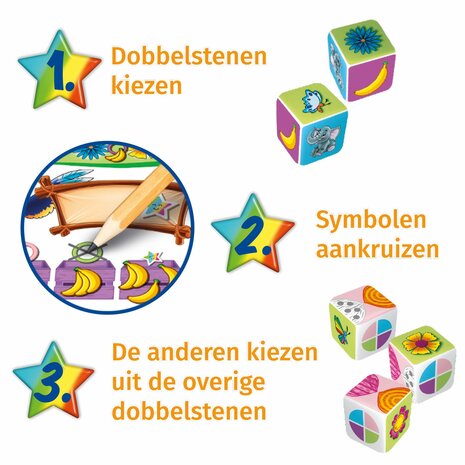 Clever Junior: Junglefeest &ndash; Dobbelspel &ndash; 999 Games