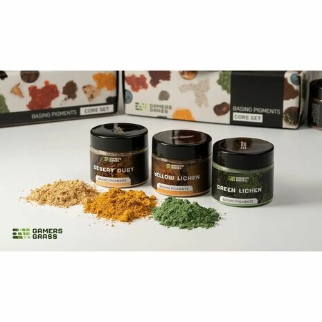 Basing Pigments Core Set &ndash; Pigmentset &ndash; GamersGrass