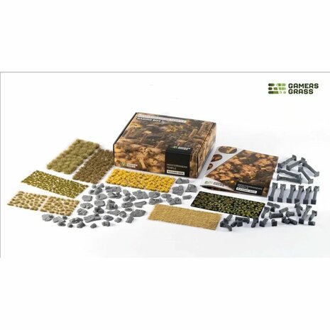 Mediterranean Temple Basing Box &ndash; Basing Set &ndash; GamersGrass