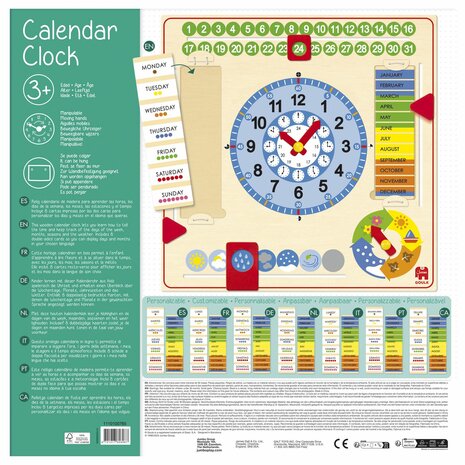 Kalenderklok &ndash; Educatieve Kalenderklok &ndash; Jumbo