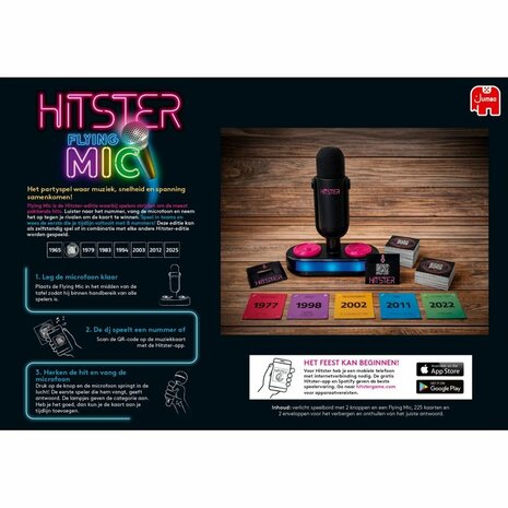 Hitster: Flying Mic &ndash; Partyspel &ndash; Jumbo