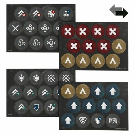 Warhammer 40,000 Space Marines: Command Pack &ndash; Referentiekaartenset &ndash; Games Workshop