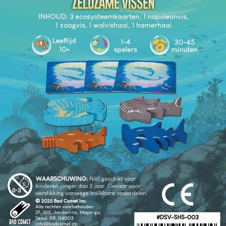Shallow Sea: Zeldzame Vissen &ndash; Mini-uitbreiding &ndash; DSV Games