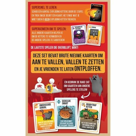 Exploding Kittens Rage Mode (NL) &ndash; Kaartspel &ndash; Exploding Kittens
