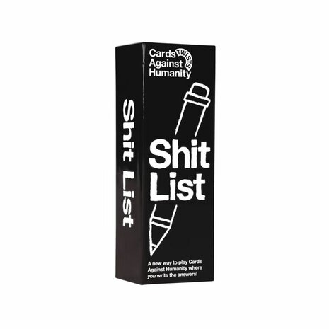 Cards Against Humanity: Shit List &ndash; Partykaartspel &ndash; Cards Against Humanity