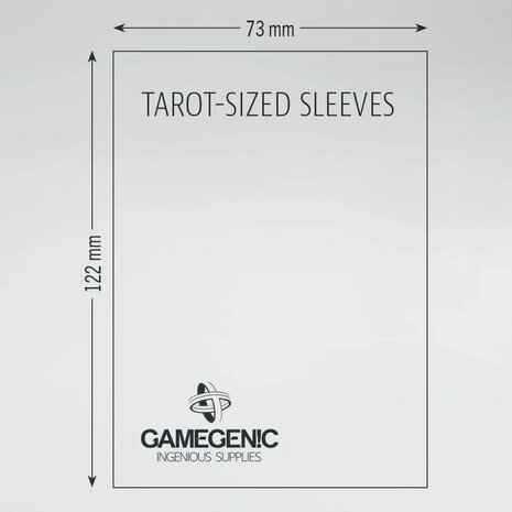 Gamegenic Prime Board Game Sleeves Tarot 73x122mm (50)