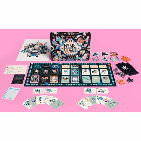 Fame and Fable Deluxe Edition &ndash; Fantasykaartspel &ndash; Owen Davey Games