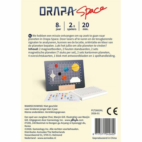 Orapa Space &ndash; Deductiespel &ndash; Playte