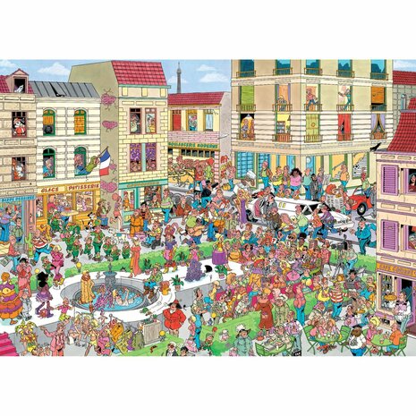 Jan van Haasteren: Modewaanzin (1000) &ndash; Legpuzzel &ndash; Jumbo