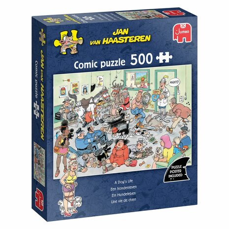 Jan van Haasteren: Een Hondenleven (500) &ndash; Legpuzzel &ndash; Jumbo