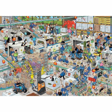 Jan van Haasteren &ndash; De Nederlandse Spellenfabriek &ndash; Legpuzzel 1000 stukjes &ndash; Jumbo