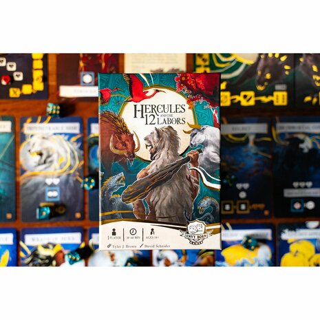 Hercules And The 12 Labours &ndash; Solo kaart- en dobbelspel &ndash; Envy Born Games