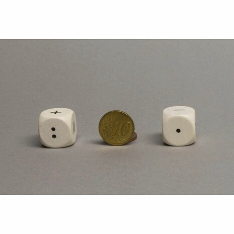 Reken Dobbelsteen Operators D6 (18 mm) &ndash; (1 STUK) Rekentekendobbelsteen &ndash; Spielematerial