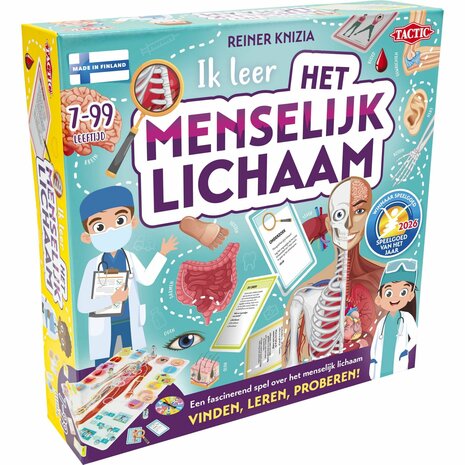 Ik leer: Het Menselijk Lichaam - Educatief Bordspel - Tactic