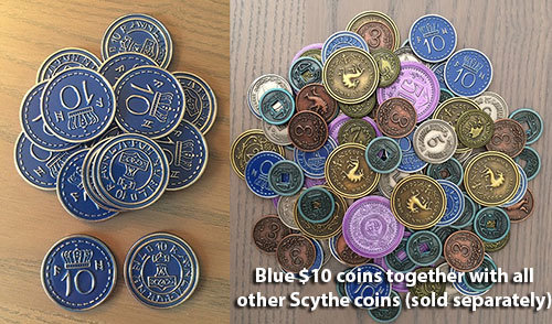 Scythe: Blue $10 Coins