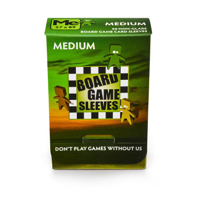 Board Game Sleeves (Non-Glare): Medium (57x89mm) - 50 stuks