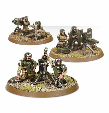 Warhammer 40,000 - Cadian Heavy Weapon Squad