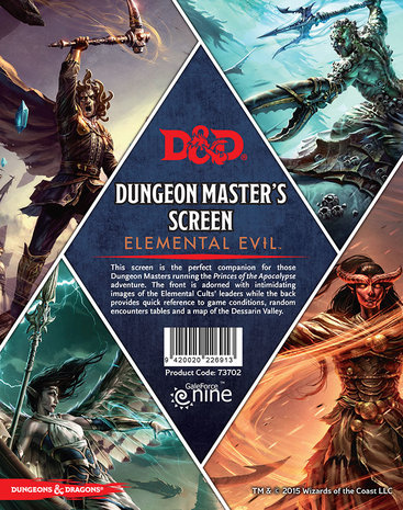 Dungeons & Dragons: Elemental Evil - Dungeon Master's Screen