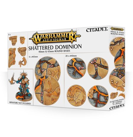 Warhammer: Age of Sigmar - Shattered Dominion (40 & 65mm Round Bases)