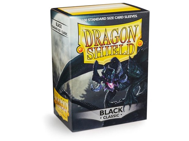 Dragon Shield Card Sleeves: Standard Black (63x88mm)