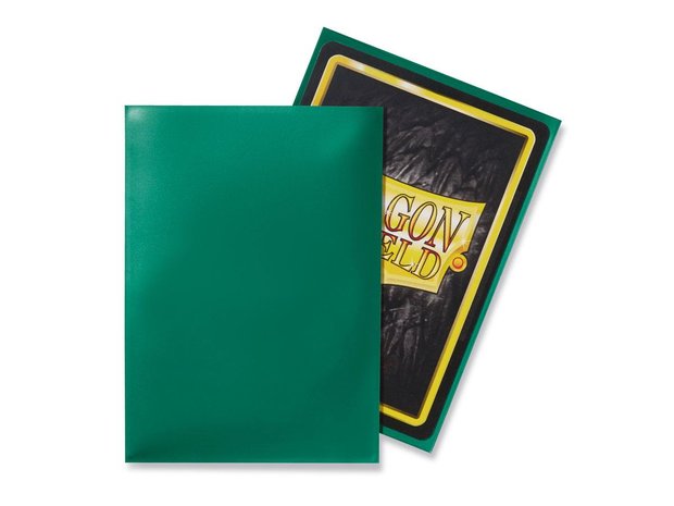 Dragon Shield Card Sleeves: Standard Green (63x88mm)