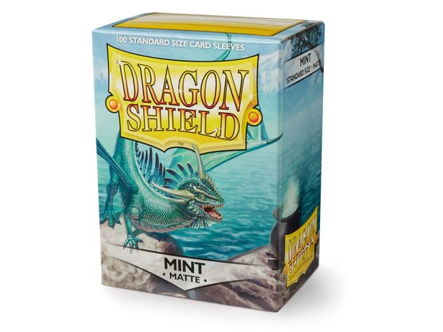 Dragon Shield Card Sleeves: Standard Matte Mint (63x88mm)