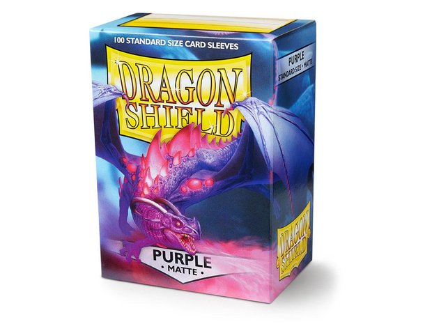 Dragon Shield Card Sleeves: Standard Matte Purple (63x88mm) 
