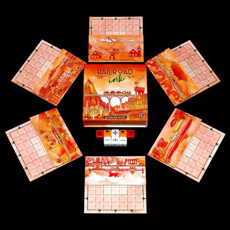 Railroad Ink [VUURRODE VERSIE]