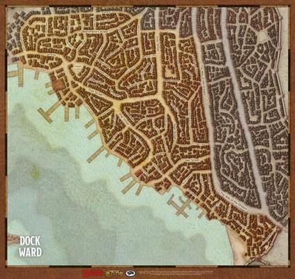 Dungeons & Dragons: Waterdeep - Dragon Heist (Wards Map Set)