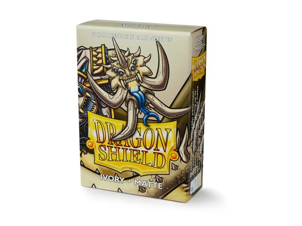 Dragon Shield Card Sleeves: Japanese Matte Ivory (59x86mm)
