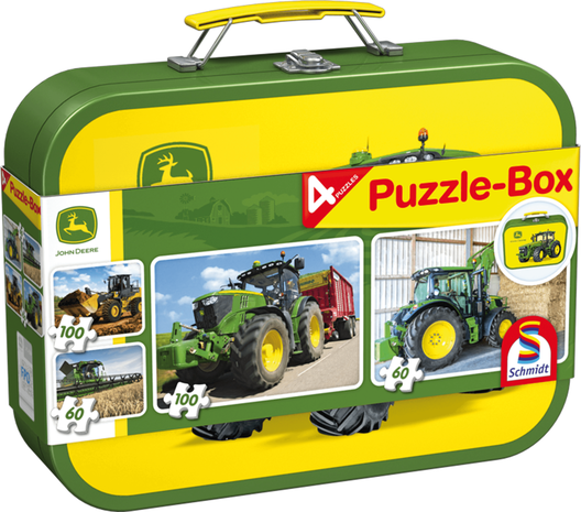 John Deere - Puzzelbox (2x60 & 2x100)