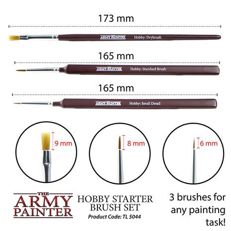 Hobby Brush Starter Set (The Army Painter)