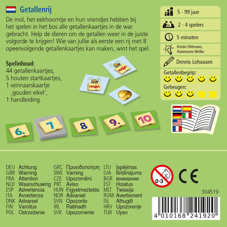Getallenrij (5+)