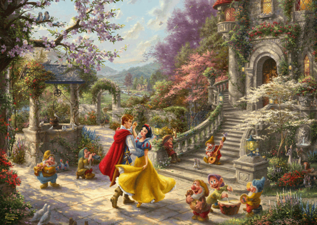 Snow White Dancing in the Sunlight - Puzzel (1000)