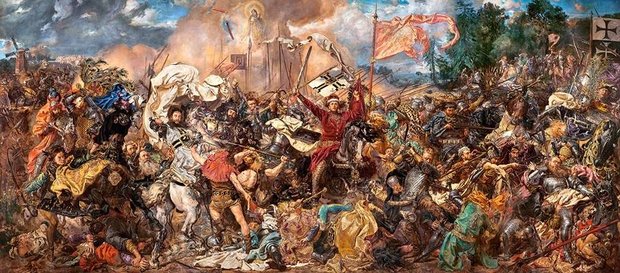 The Battle of Grunwald, Jan Matejko - Puzzel (600)