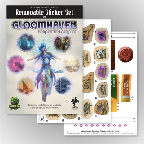 Gloomhaven: Forgotten Circles - Removable Sticker Set