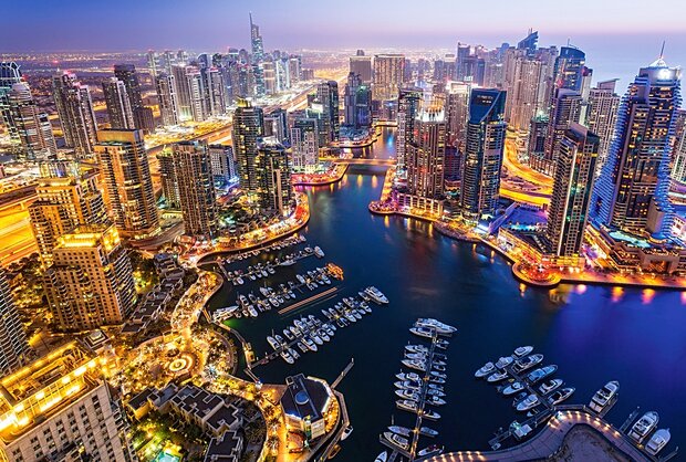 Dubai at Night - Puzzel (1000)