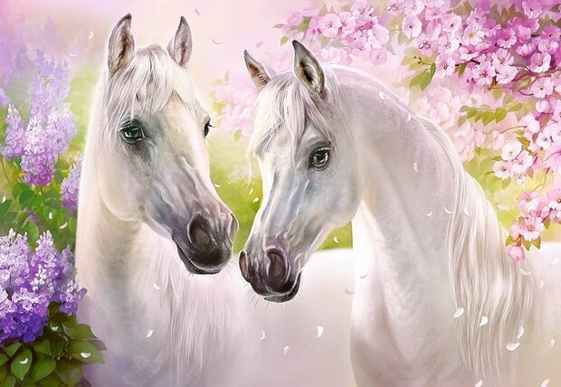 Romantic Horses - Puzzel (1000)