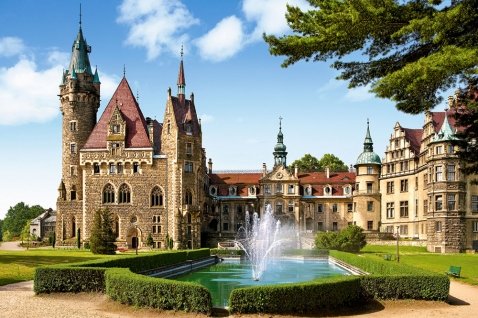 Moszna Castle, Poland - Puzzel (1500)