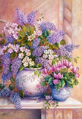 Lilac Flowers - Puzzel (1500)